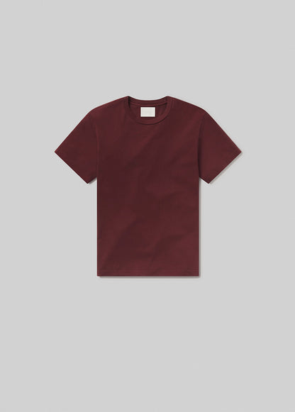 Everyday Short Sleeve Tee Slub Jersey in Smoked Hazel flat