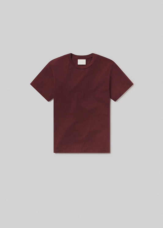 Everyday Short Sleeve Tee Slub Jersey in Smoked Hazel flat