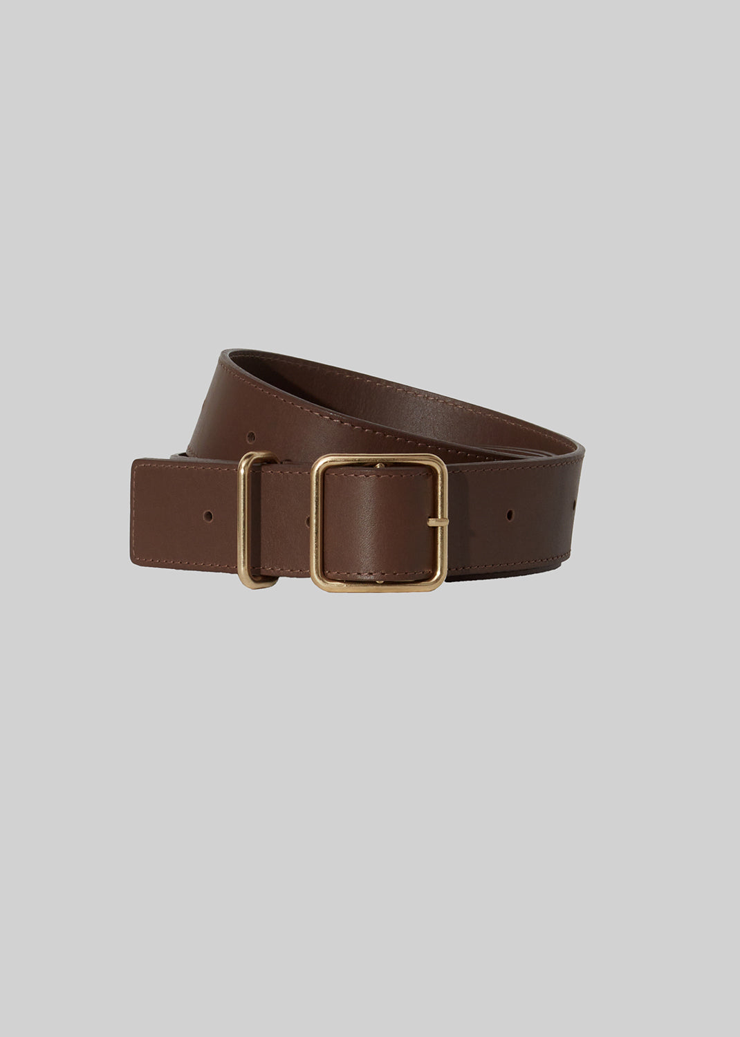 Janessa Leoné Bowe Belt in Brown flat