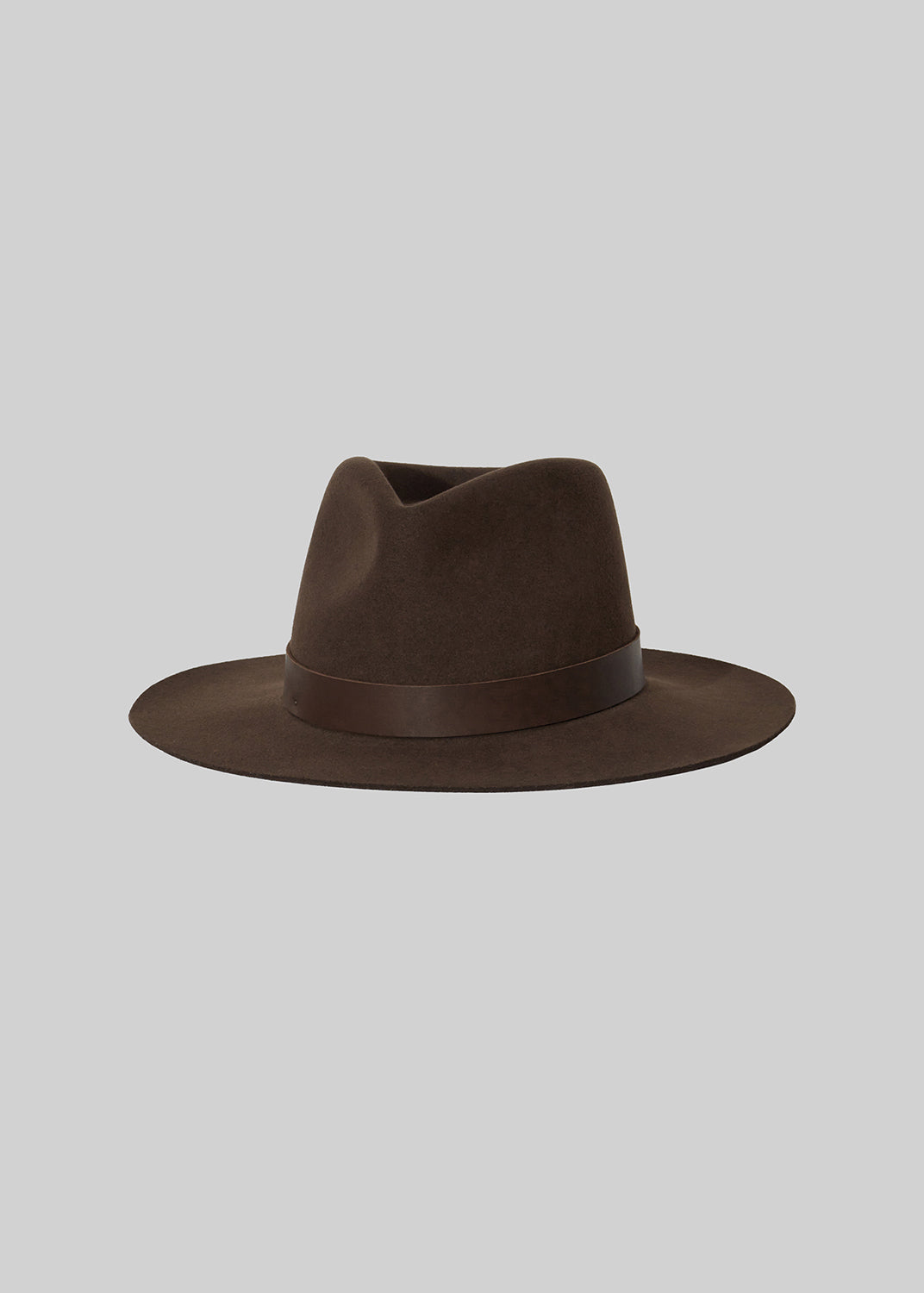 Janessa Leoné Ross Hat in Chocolate flat