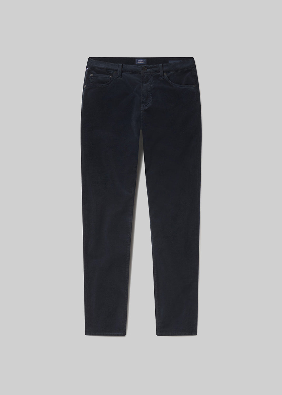 London Tapered Slim Velvet in Navy