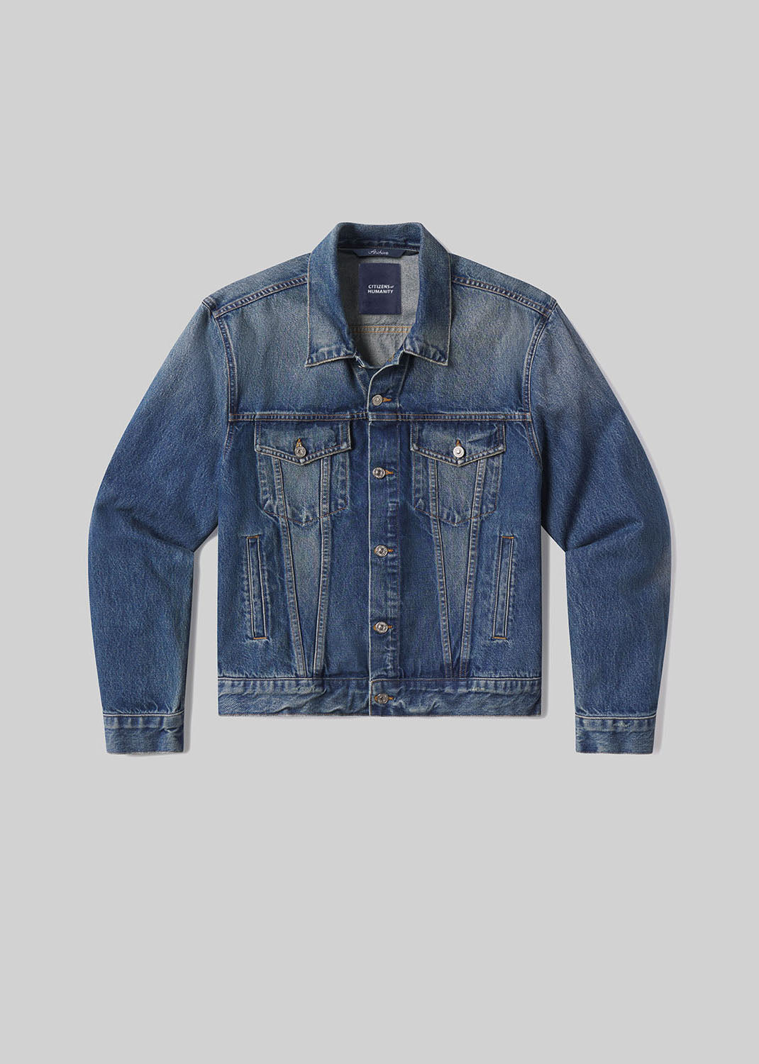 Bamford Denim Jacket in Siren flat