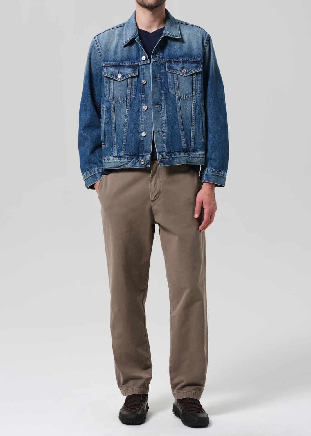 Bamford Denim Jacket in Siren front