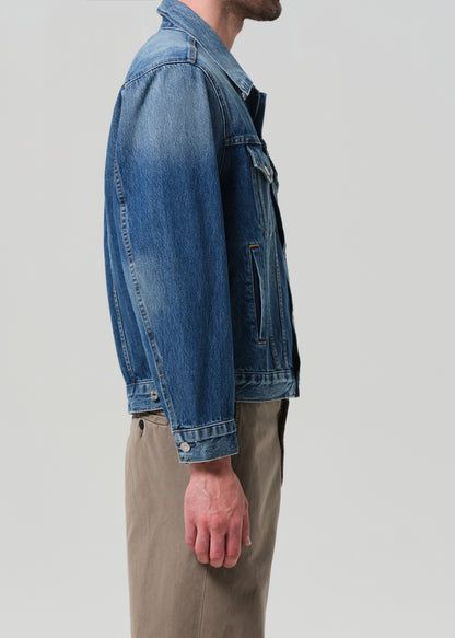 Bamford Denim Jacket in Siren side