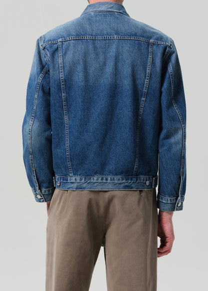 Bamford Denim Jacket in Siren back