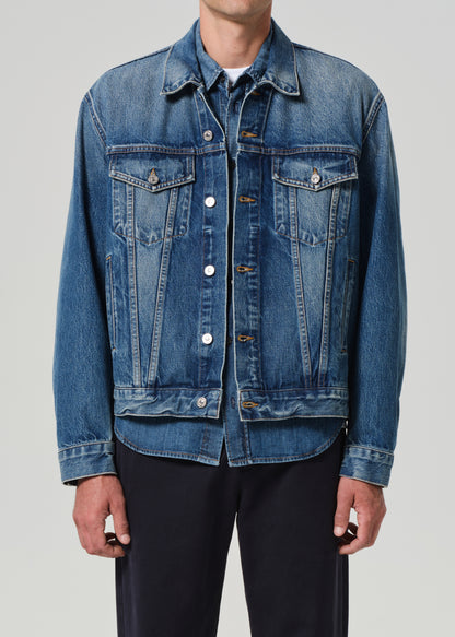 Bamford Denim Jacket in Siren front