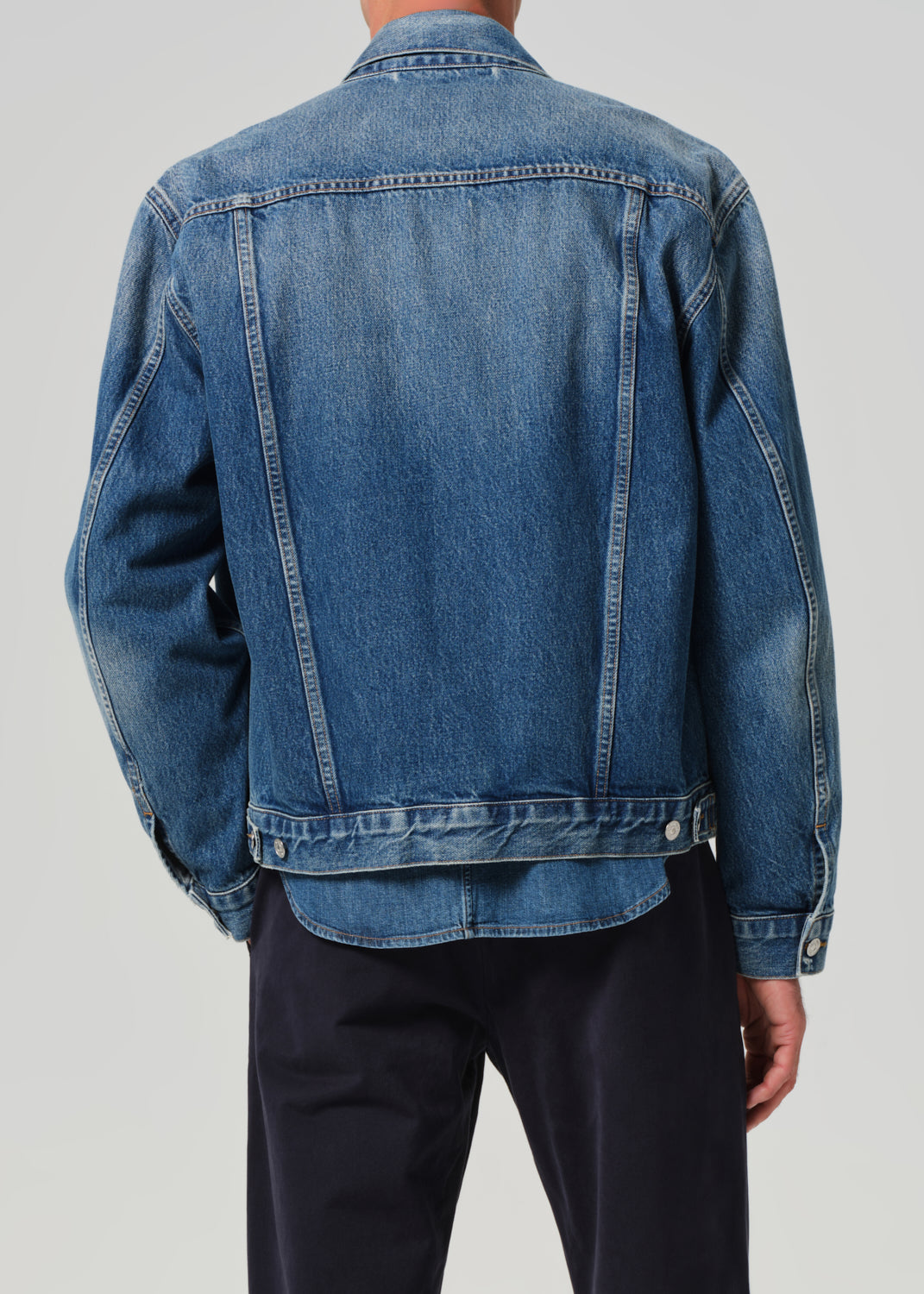 Bamford Denim Jacket in Siren back