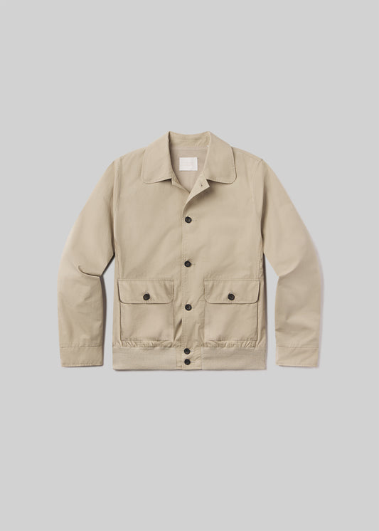 Utility Jacket in Wheat flat