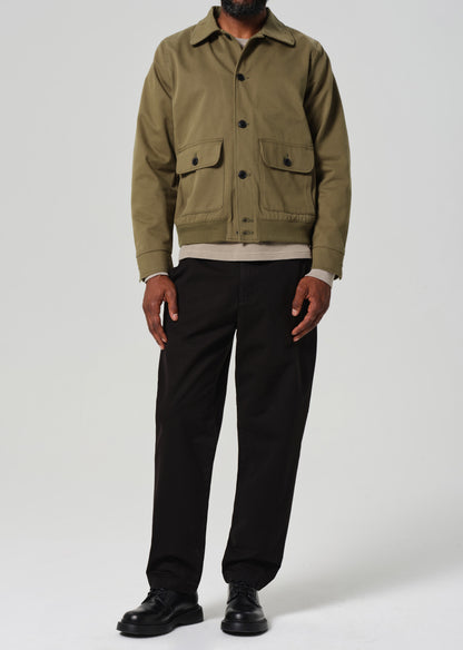 Utility Jacket in Army Green front