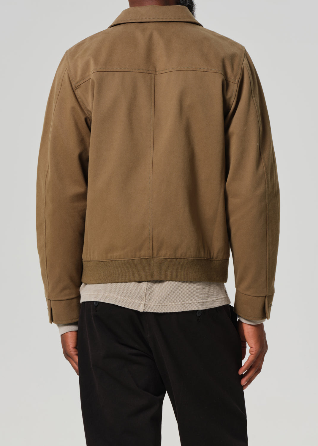 Utility Jacket in Army Green back