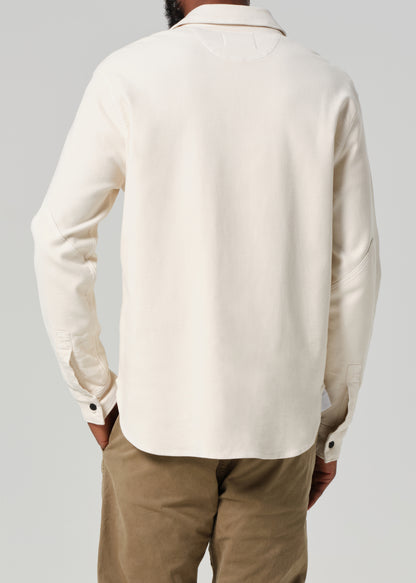 Luca Bucket Dye Shirt French Terry in Spectral back