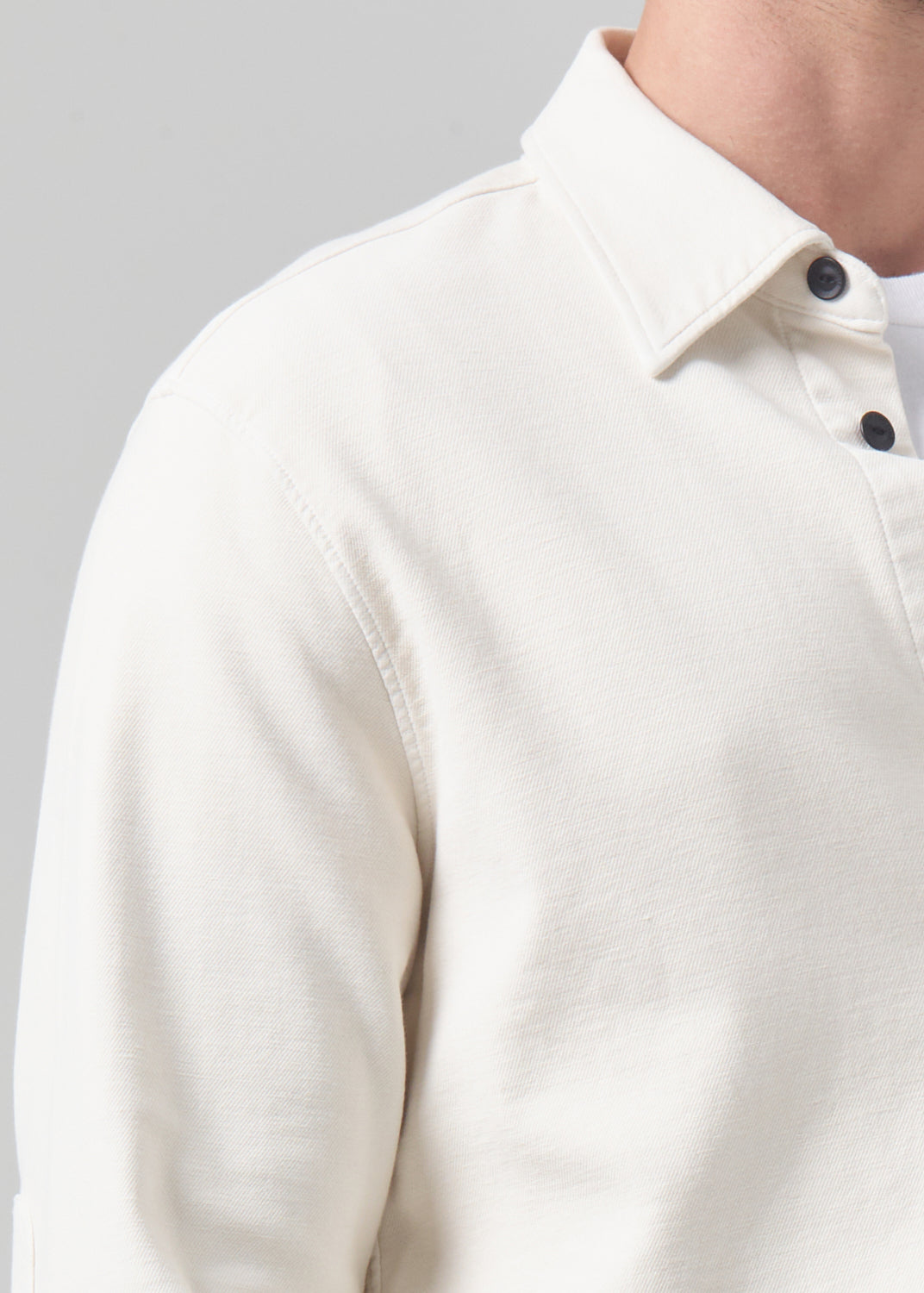 Luca Bucket Dye Shirt French Terry in Spectral – Citizens of Humanity