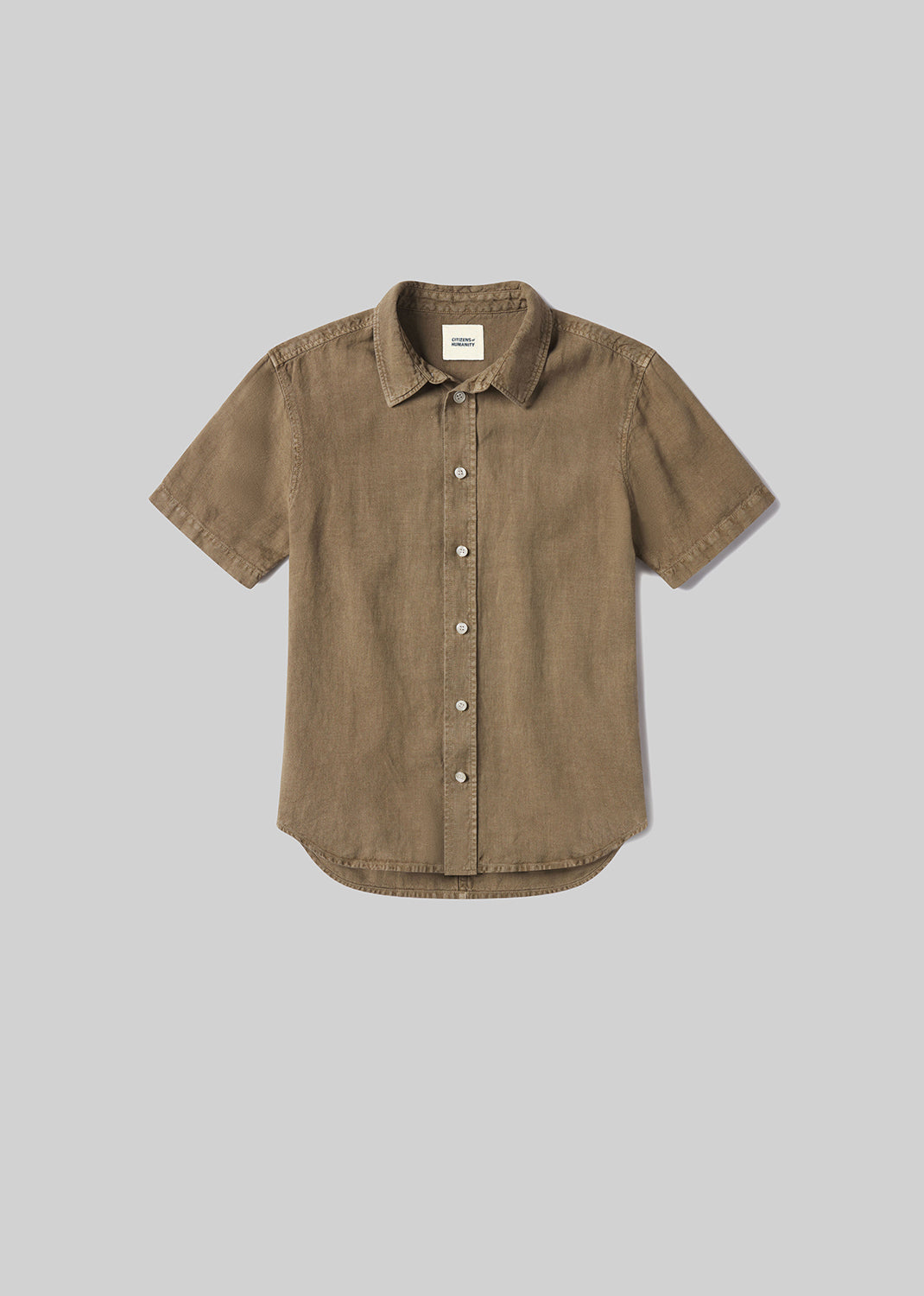 Cairo Short Sleeve Linen Shirt Reservoir