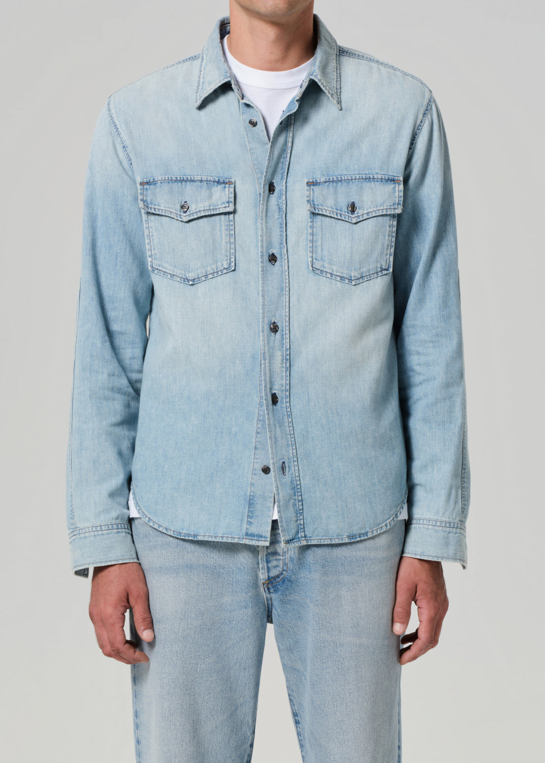 Cairo Utility Shirt in Tempo front