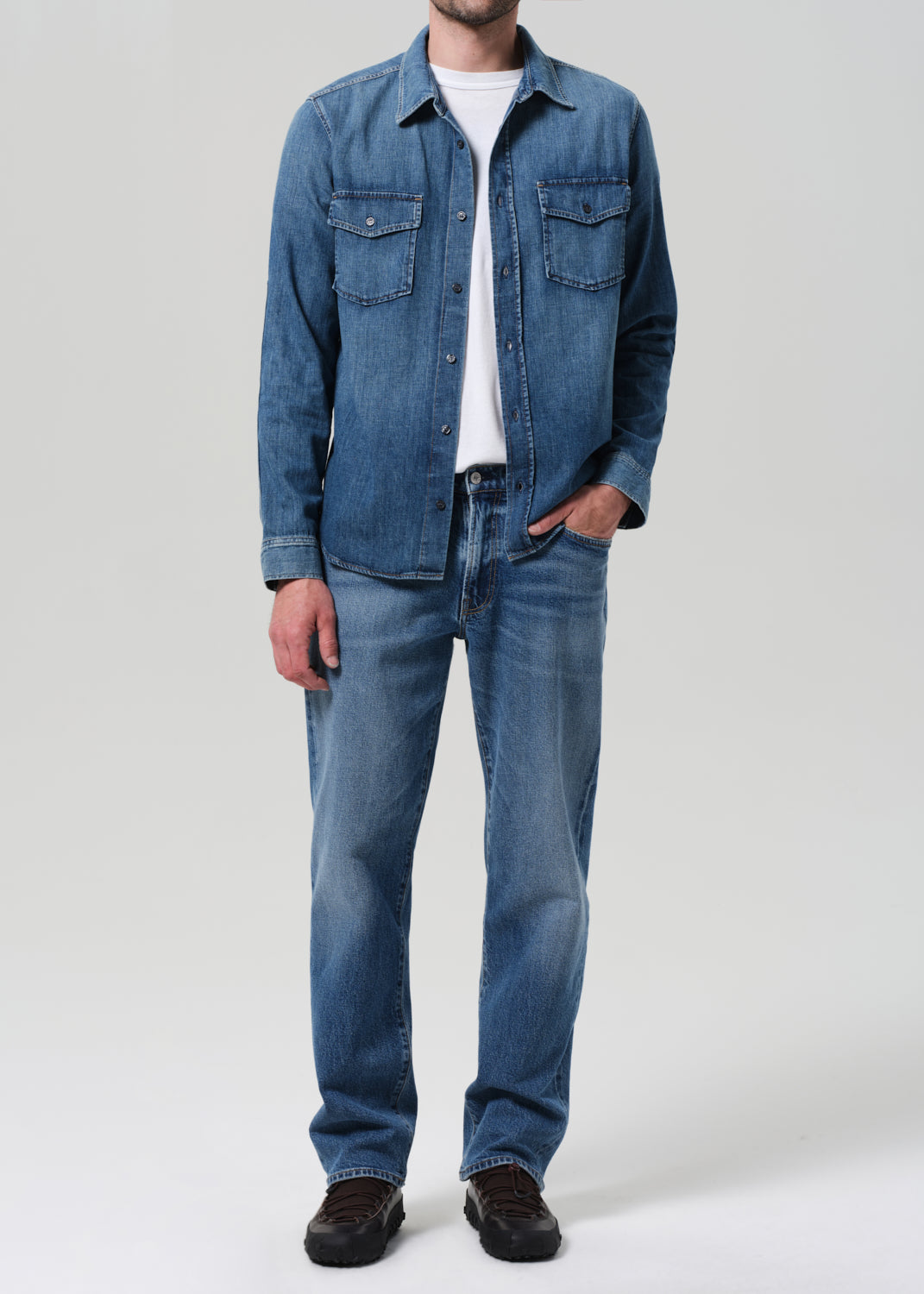 Cairo Utility Shirt in Recess front