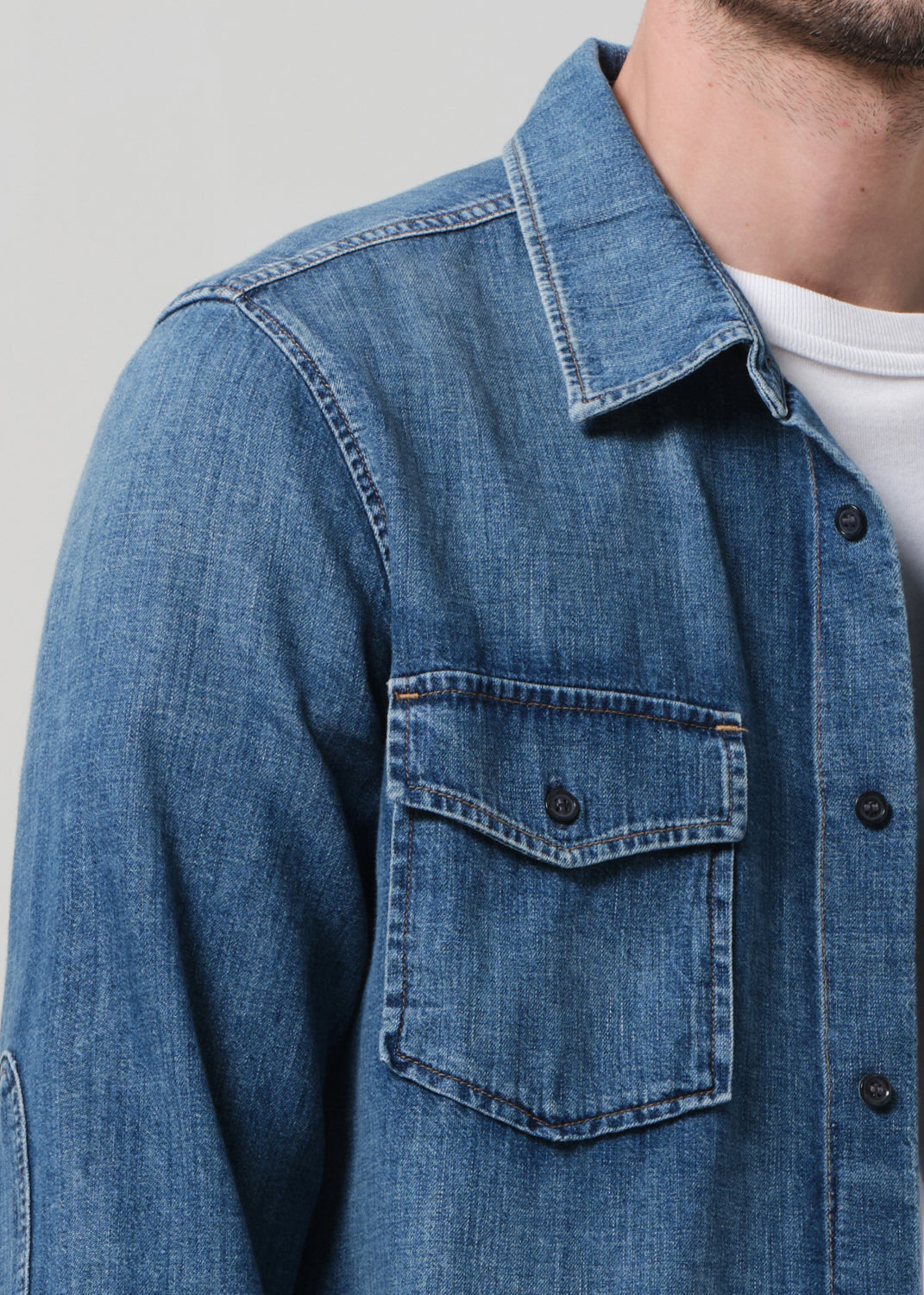 Cairo Utility Shirt in Recess detail