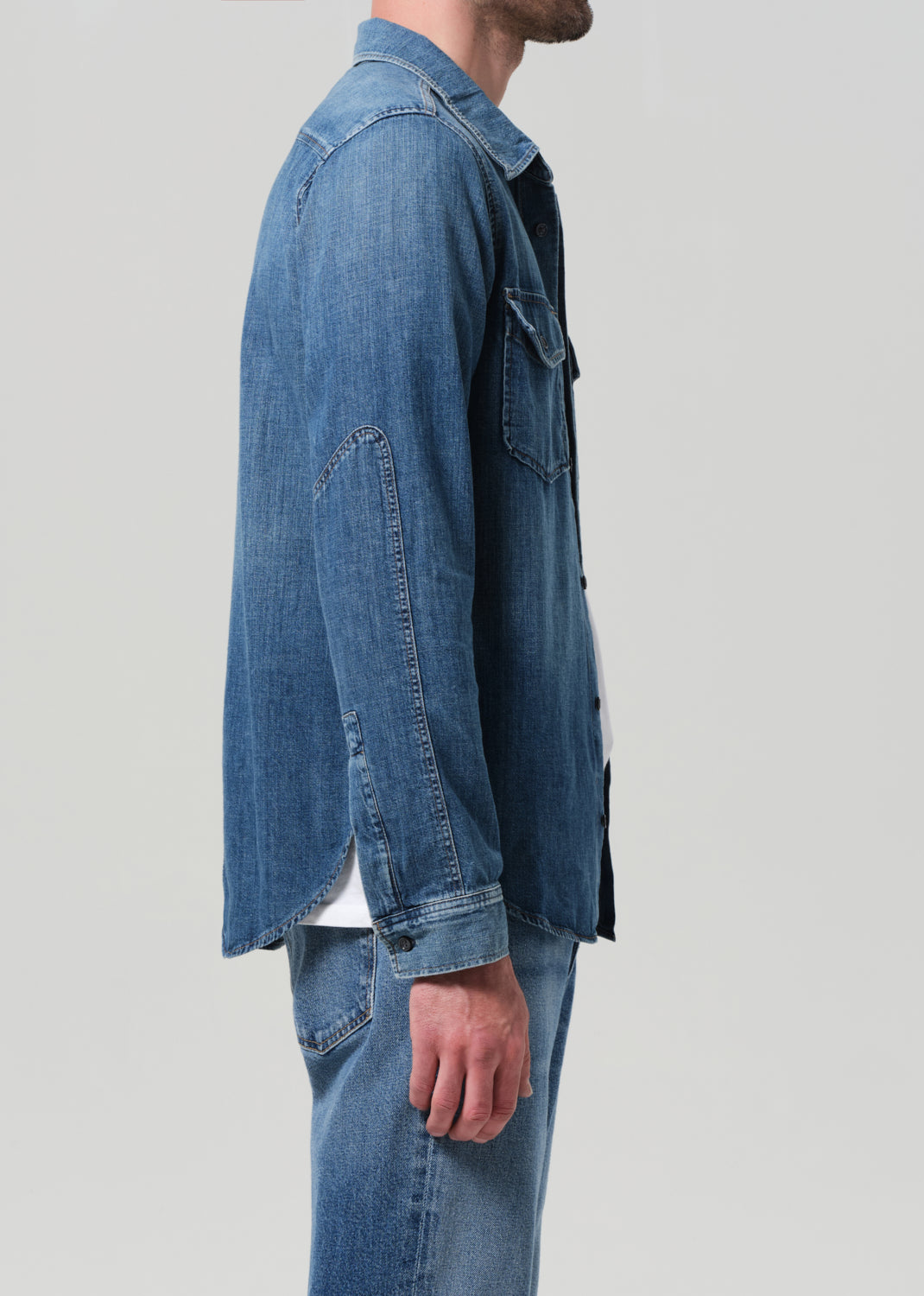 Cairo Utility Shirt in Recess side