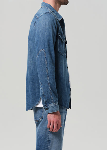 Cairo Utility Shirt in Recess side