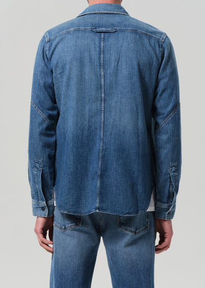 Cairo Utility Shirt in Recess back