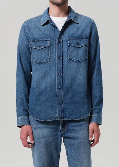 Cairo Utility Shirt in Recess front