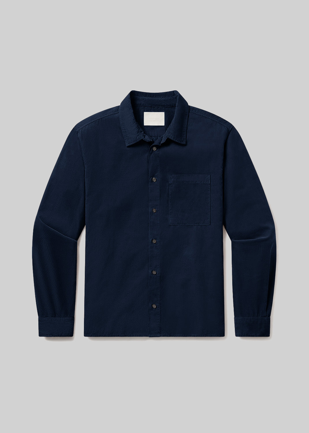 Rework Shirt Corduroy in Navy flat