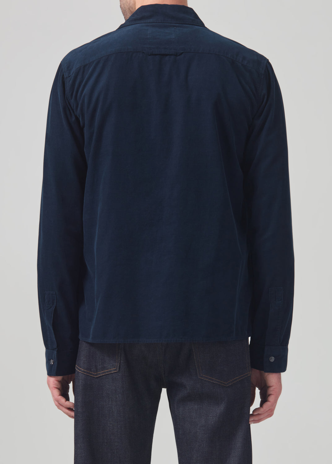 Rework Shirt Corduroy in Navy back