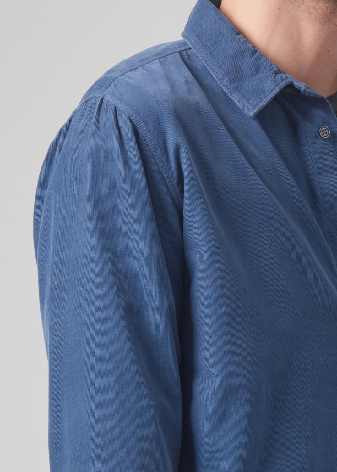 Rework Shirt Corduroy in Overcast detail