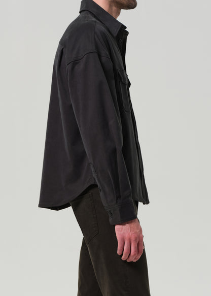 Shigoto Shirt in Grey Green