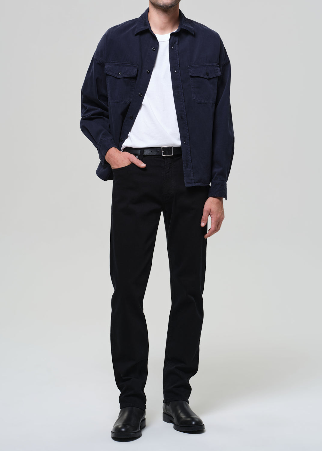 Shigoto Shirt in Navy – Citizens of Humanity