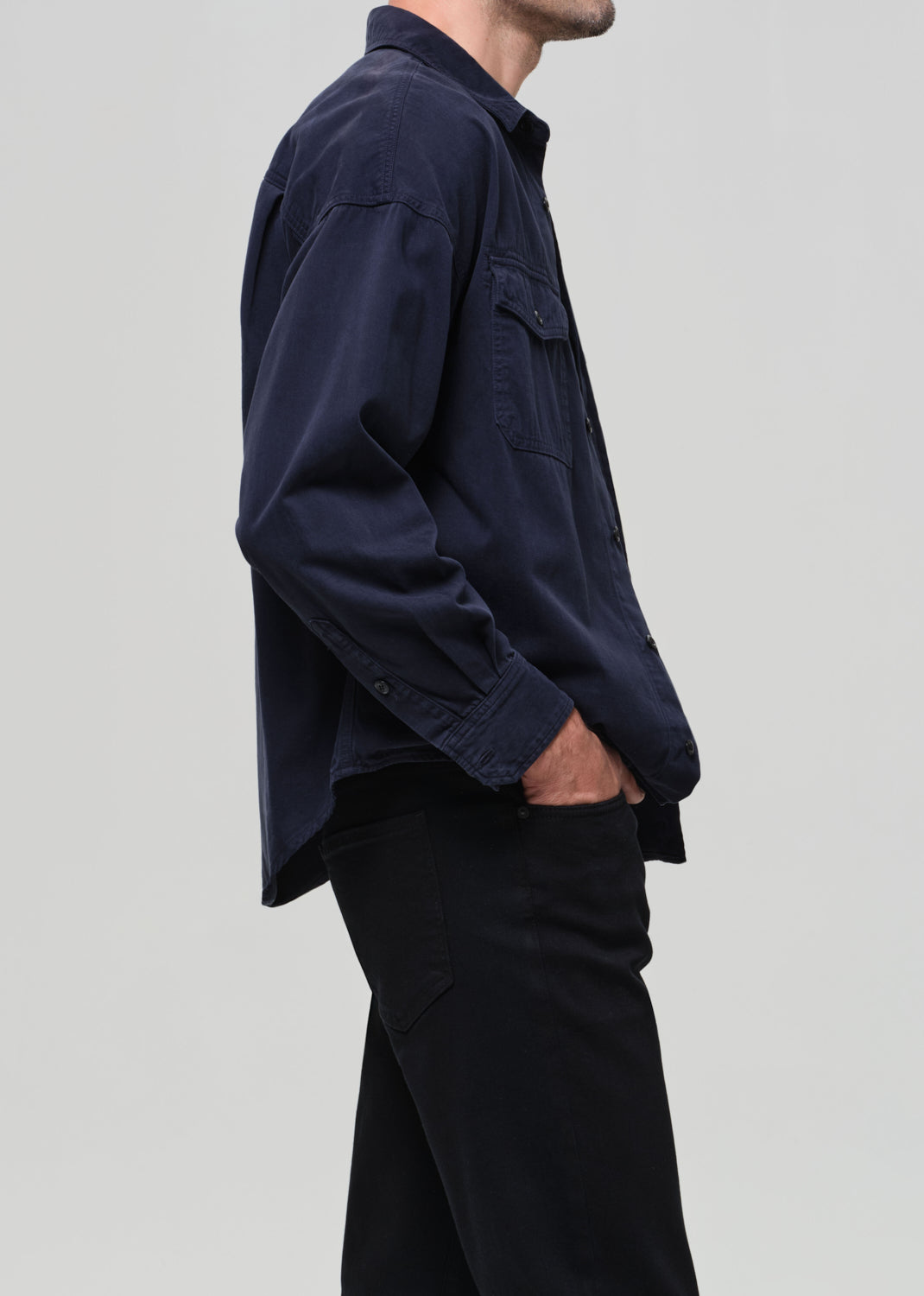 Shigoto Shirt in Navy – Citizens of Humanity