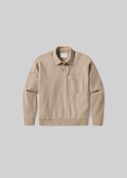 Rugby Polo in Vintage Stone – Citizens of Humanity