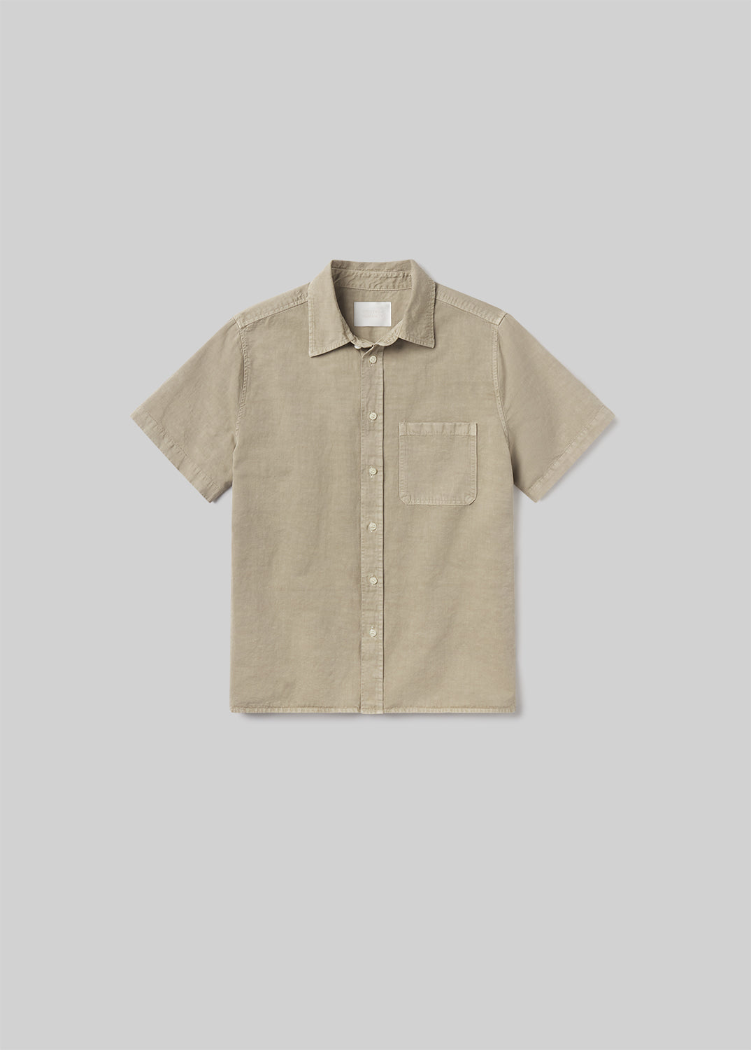 Short Sleeve Pocket Cairo Shirt in Burnished Quartz flat