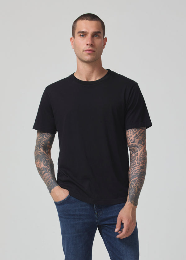 Everyday Short Sleeve Tee in Black front