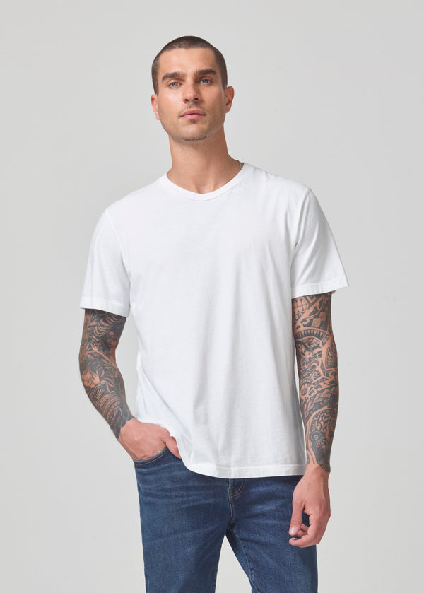 Everyday Short Sleeve Tee in White front