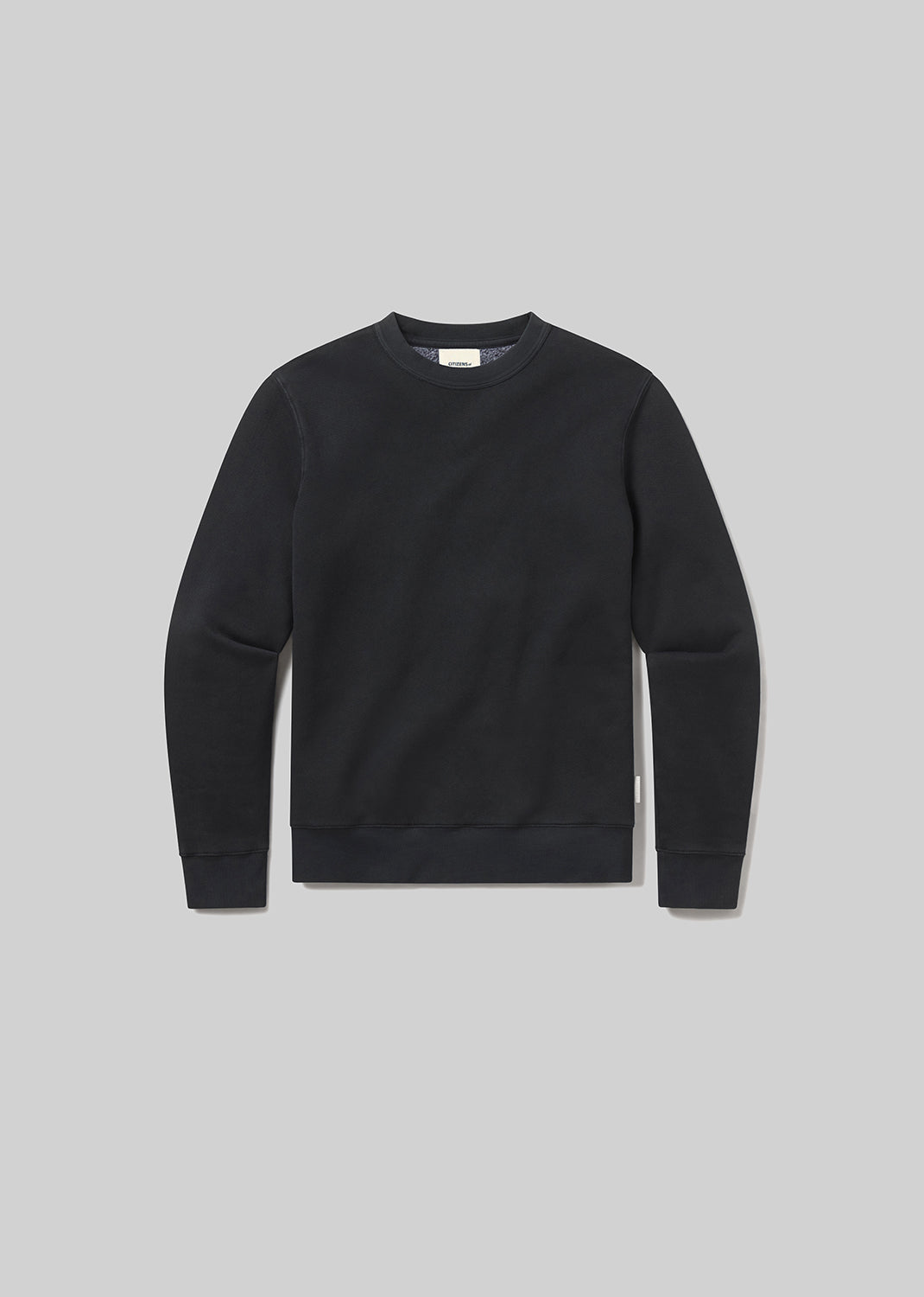Vintage Crewneck Sweatshirt in Washed Black flat