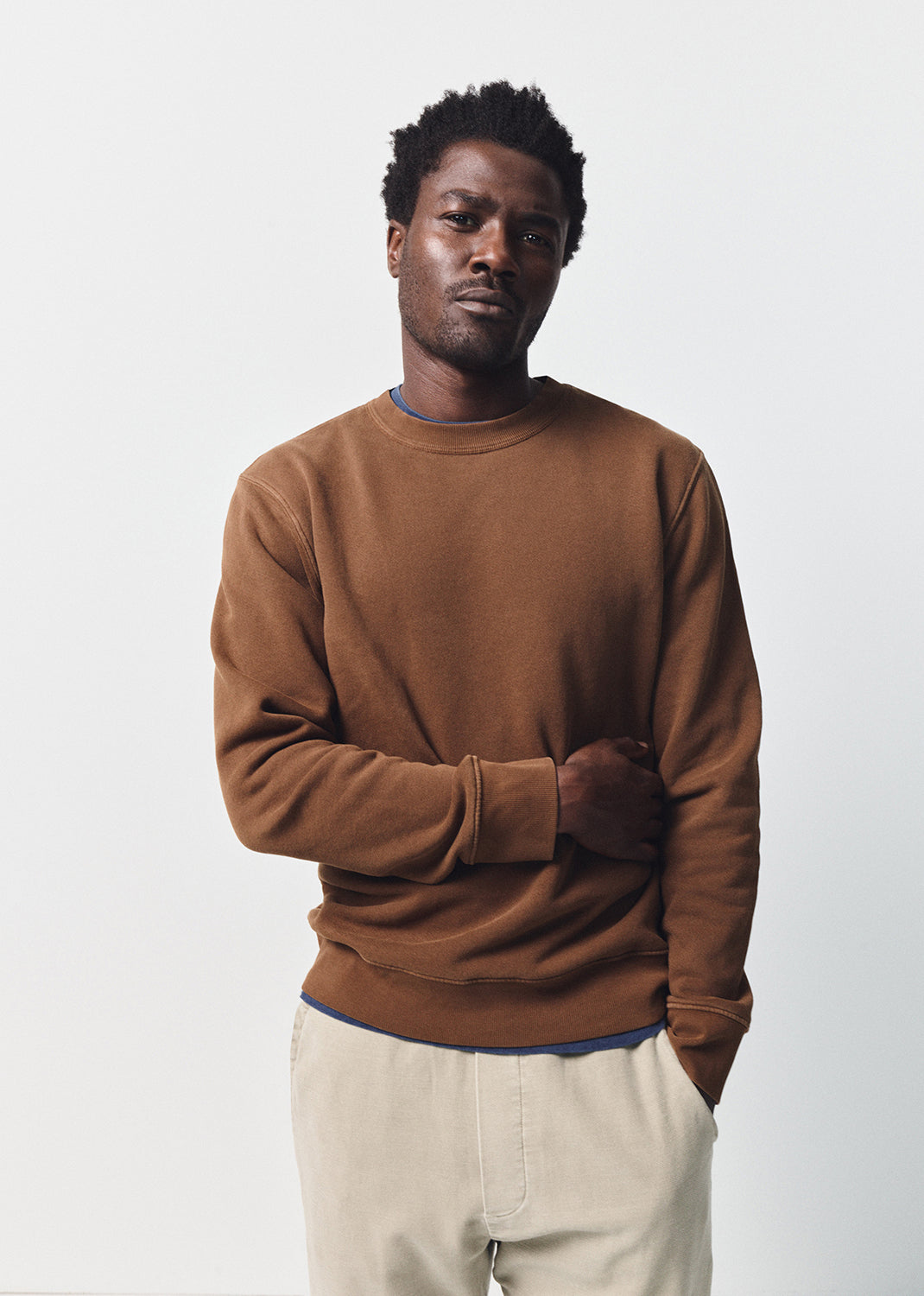 Vintage Crewneck Sweatshirt in Copper