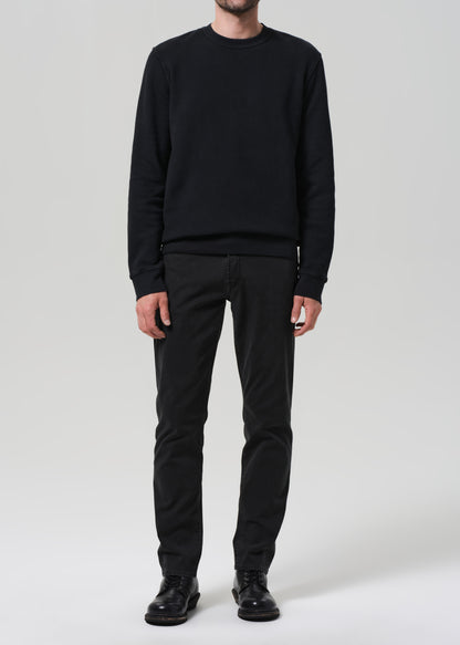 Vintage Crewneck Sweatshirt in Washed Black front