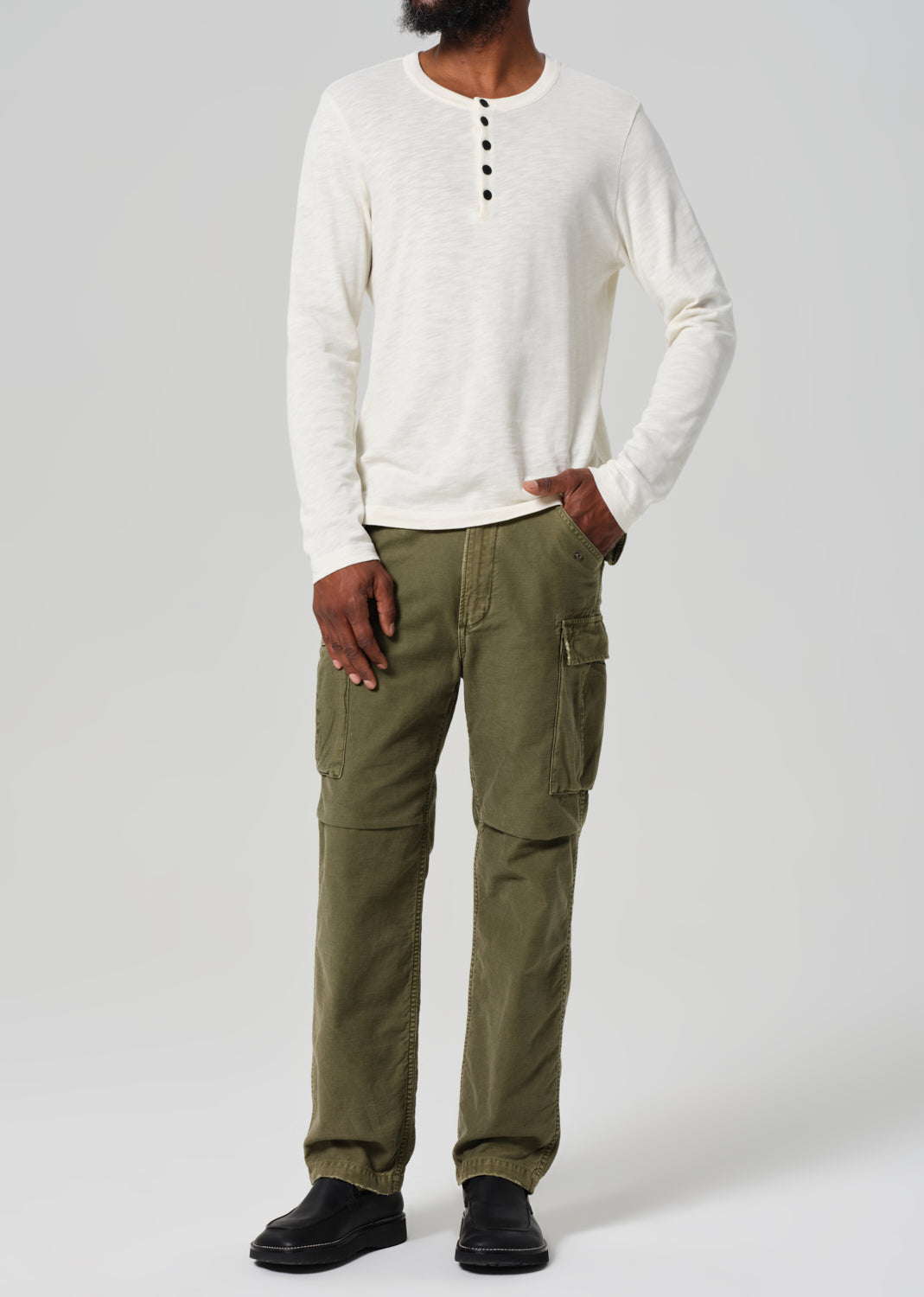 Classic Henley in Canvas – Citizens of Humanity - Main Image