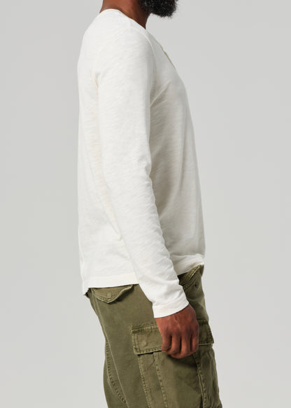 Classic Henley in Canvas side