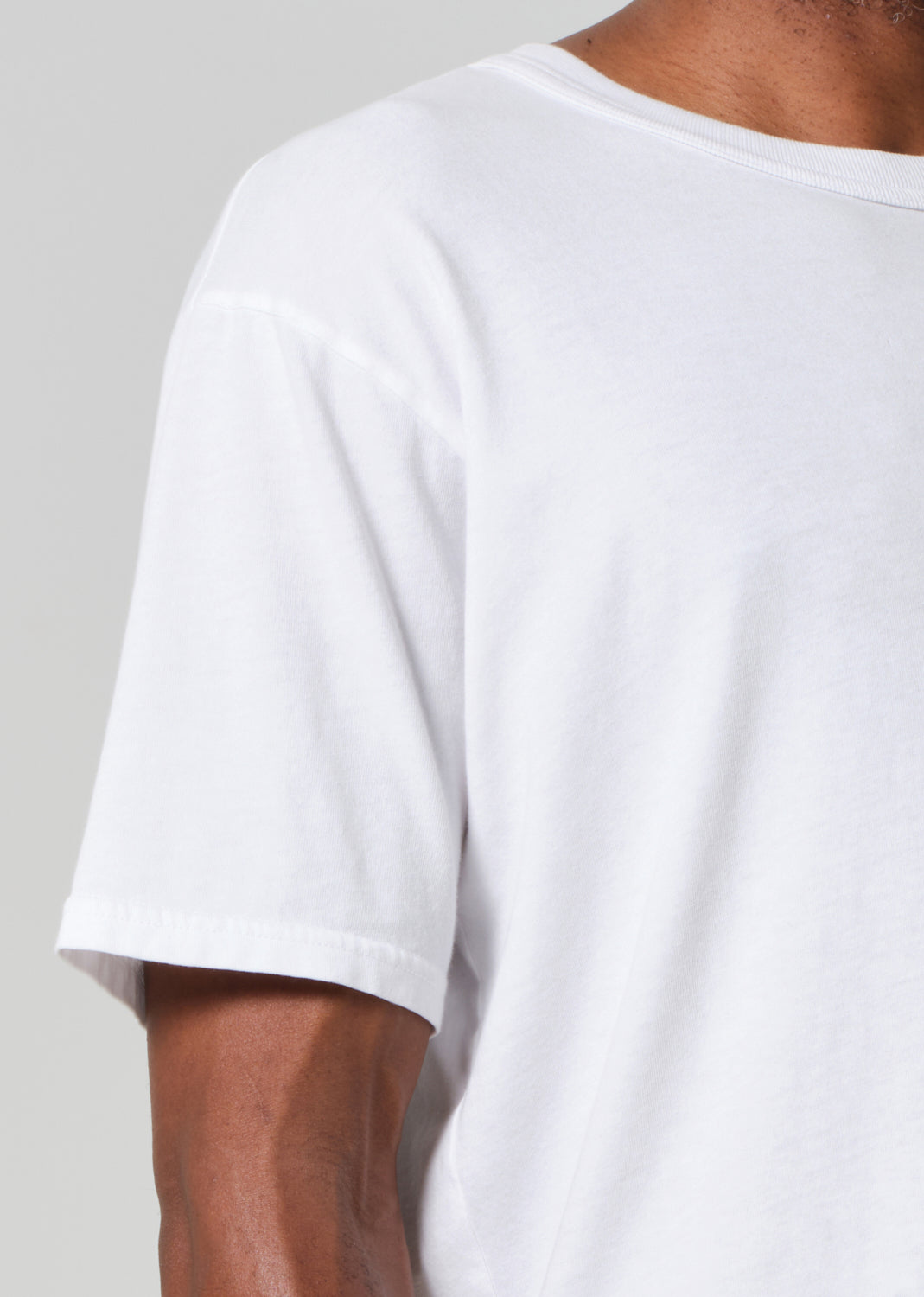 Box Tee in White details