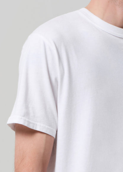 Box Tee in White detail