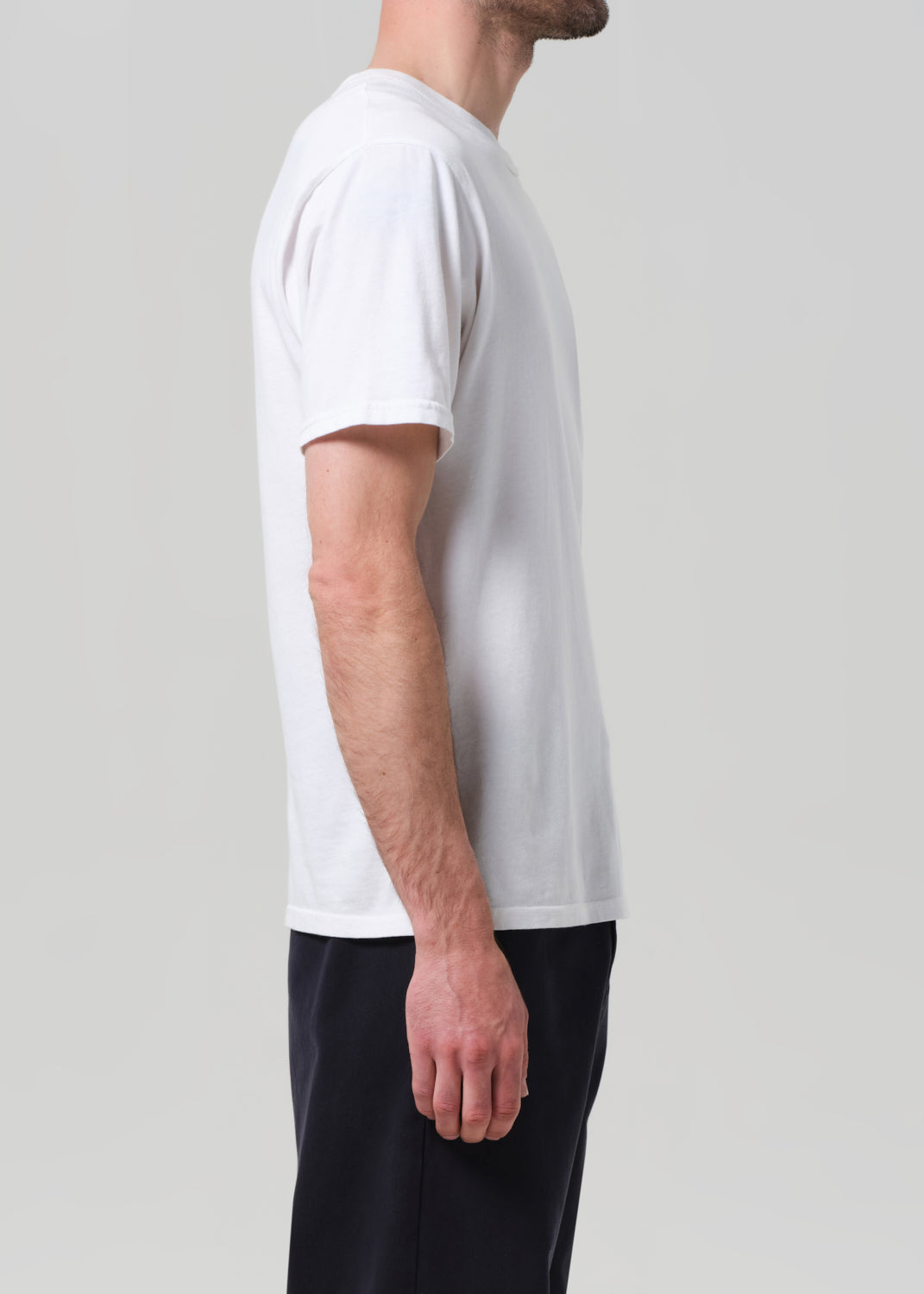 Box Tee in White side