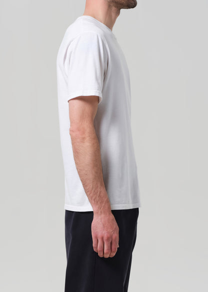 Box Tee in White side