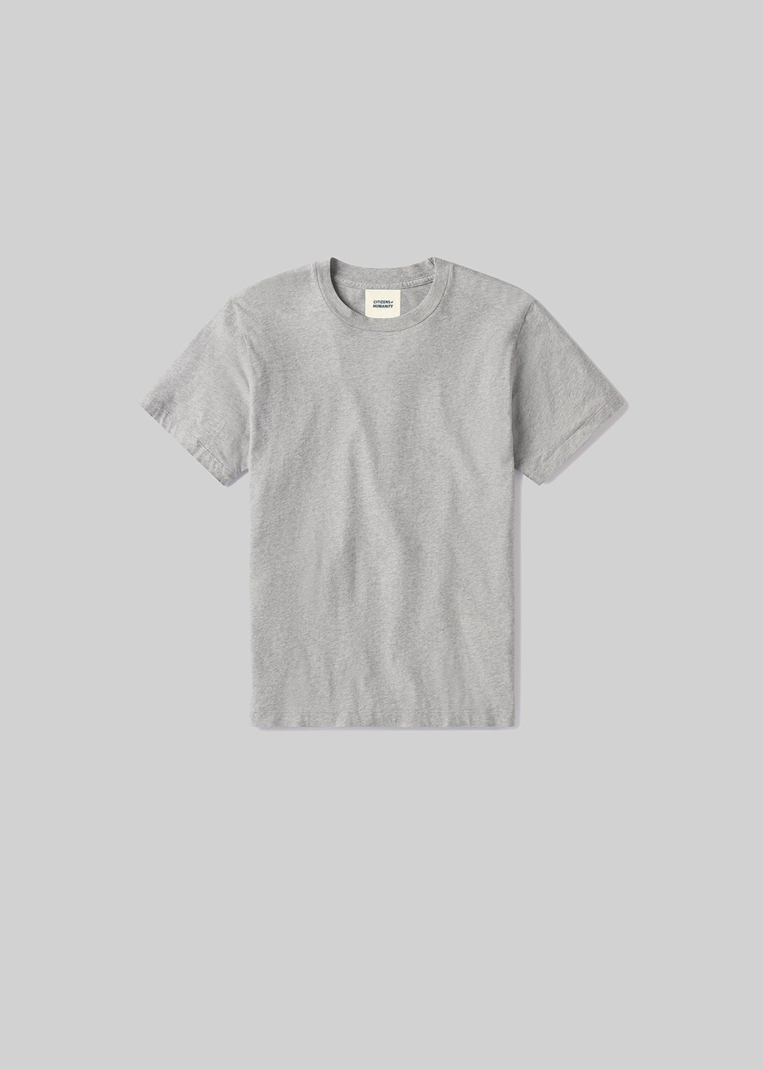 Everyday Short Sleeve Tee in Heather Grey flat