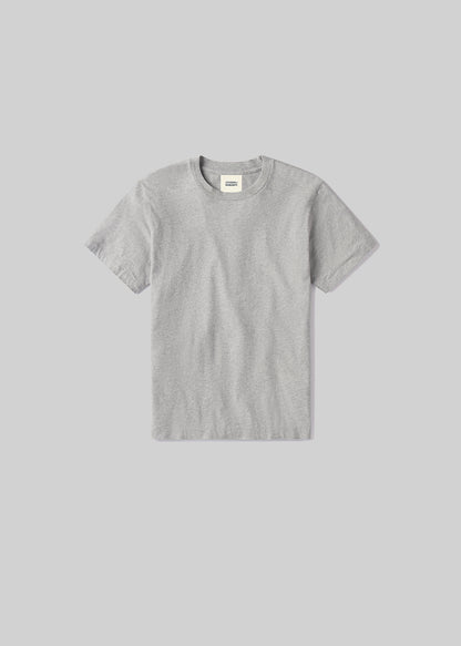 Everyday Short Sleeve Tee in Heather Grey flat