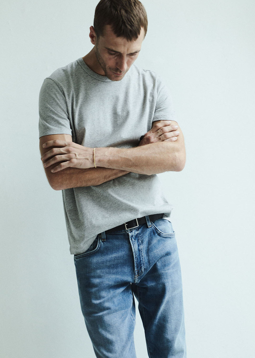 Everyday Short Sleeve Tee in Heather Grey