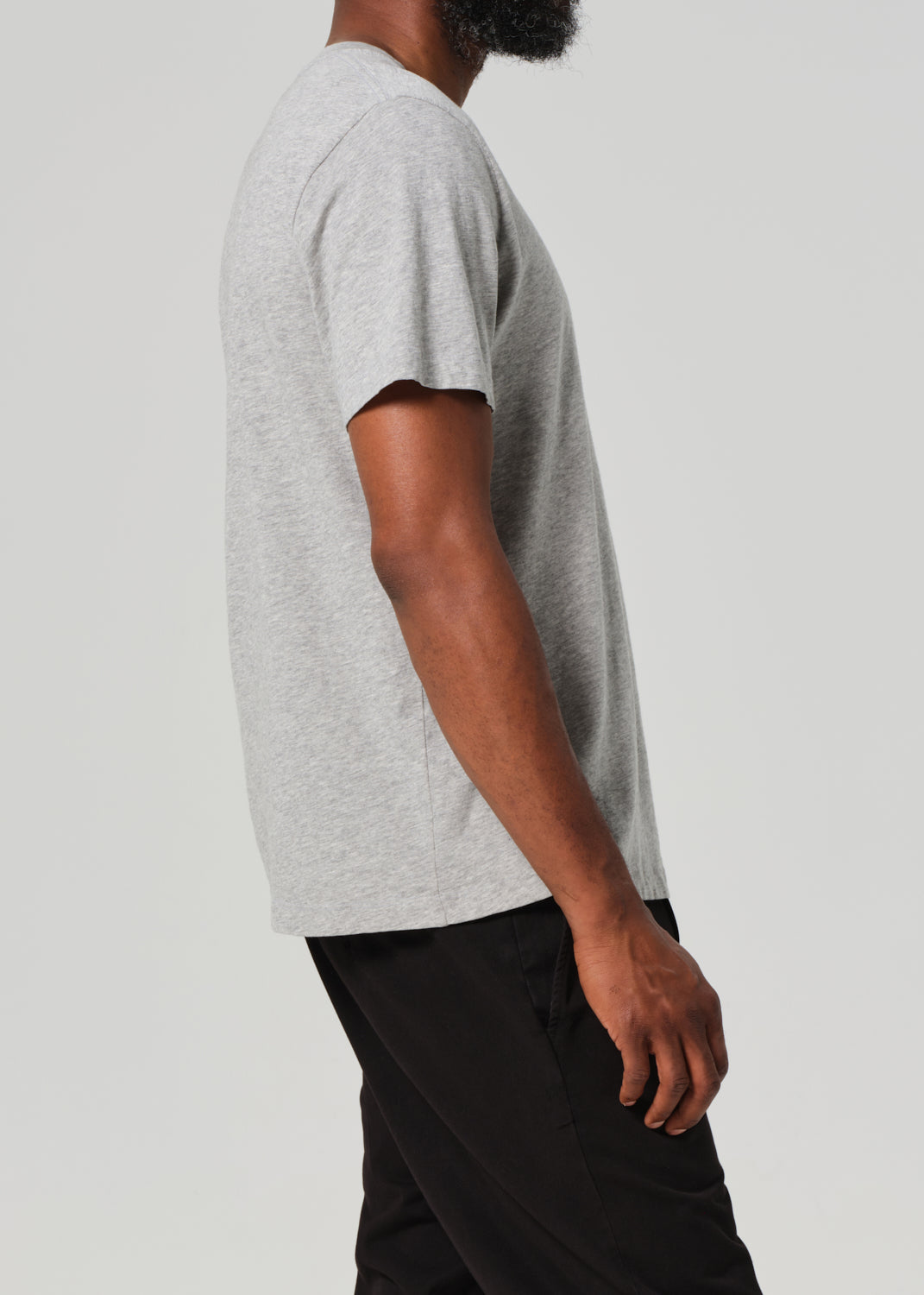 Everyday Short Sleeve Tee in Heather Grey side