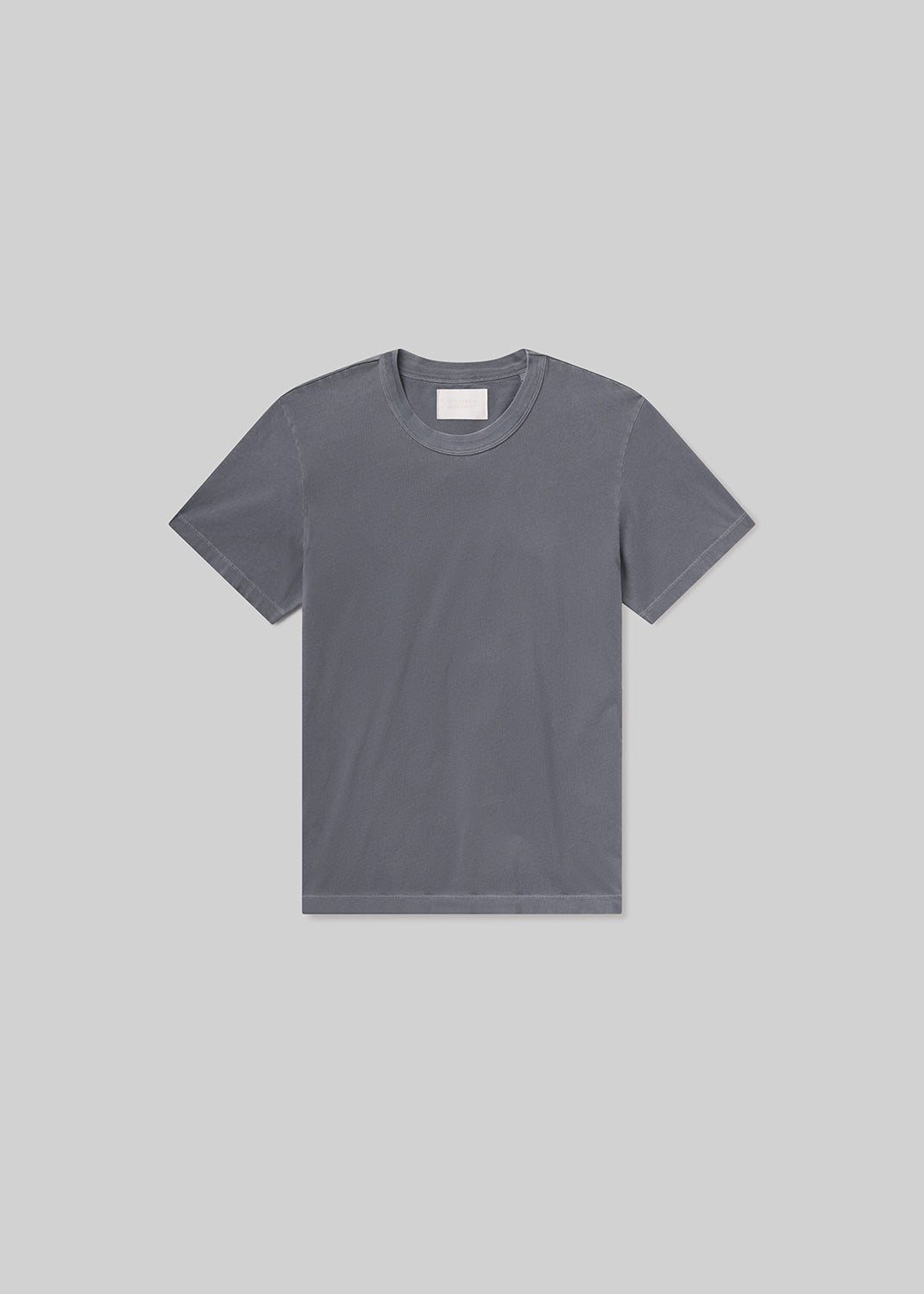 Everyday Short Sleeve Tee in Grey Teal flat