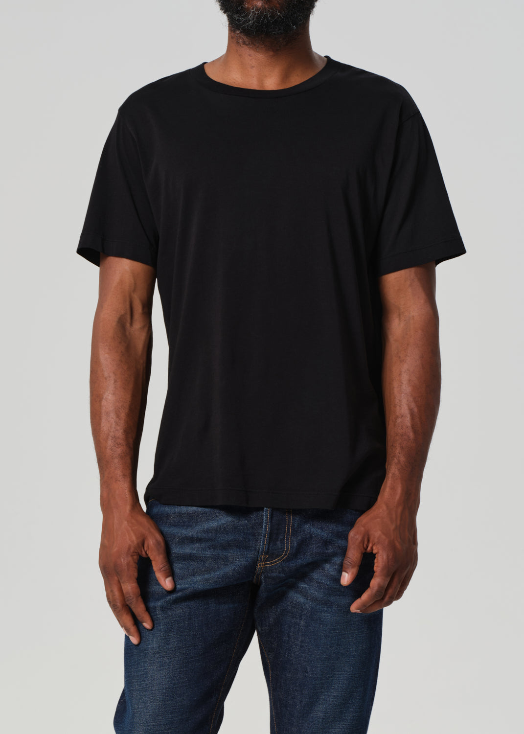 Everyday Short Sleeve Tee in Black front