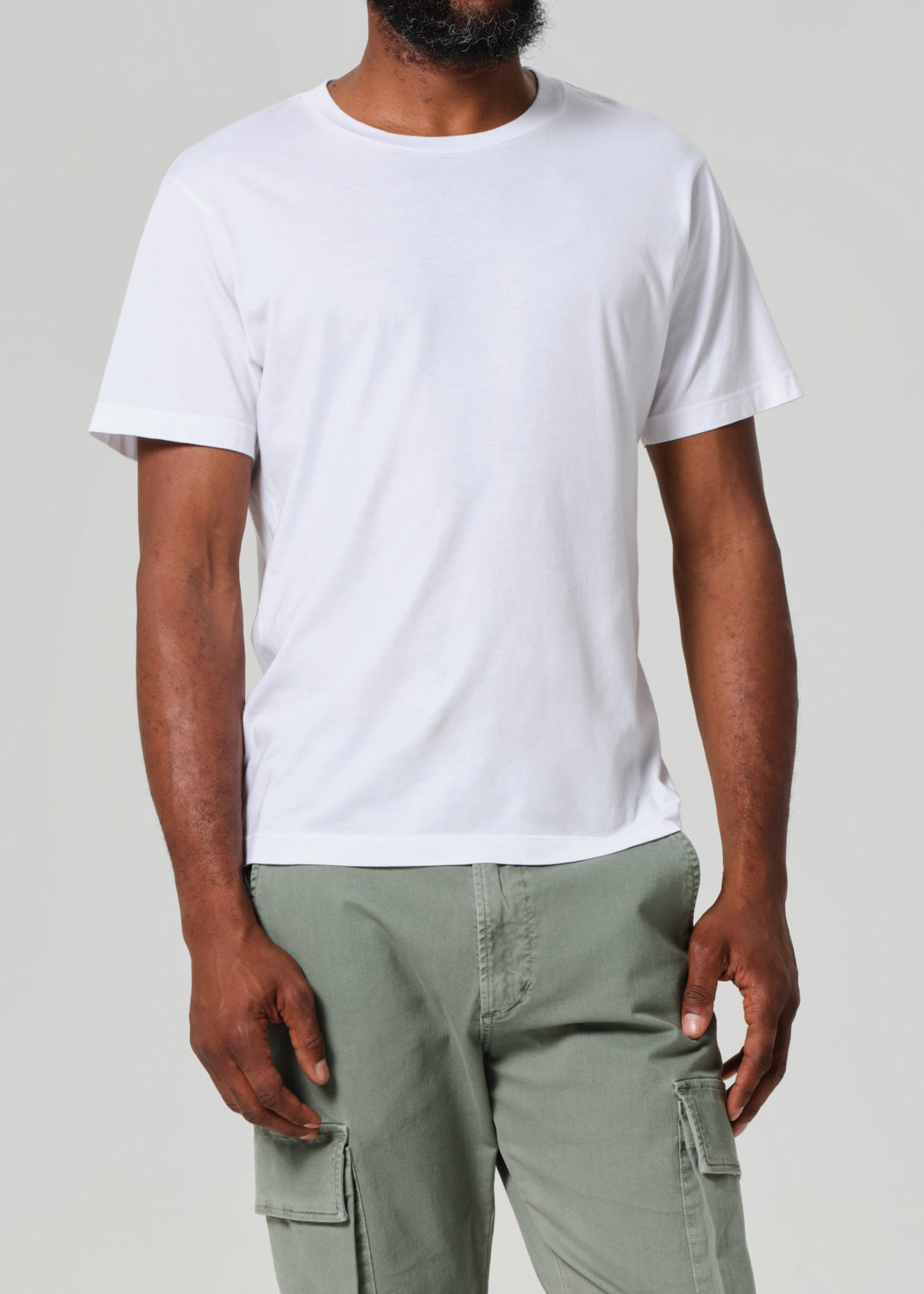 Everyday Short Sleeve Tee in White front